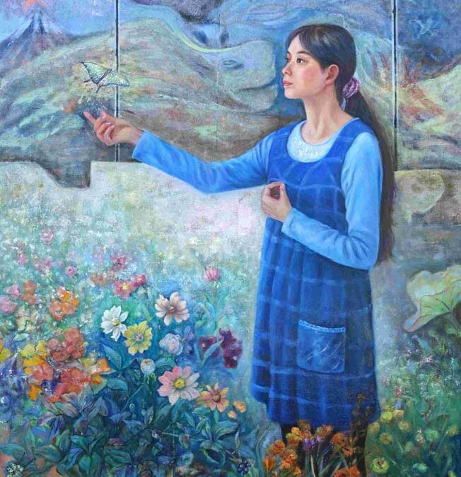 No.20 とどけこの願い F100 油彩